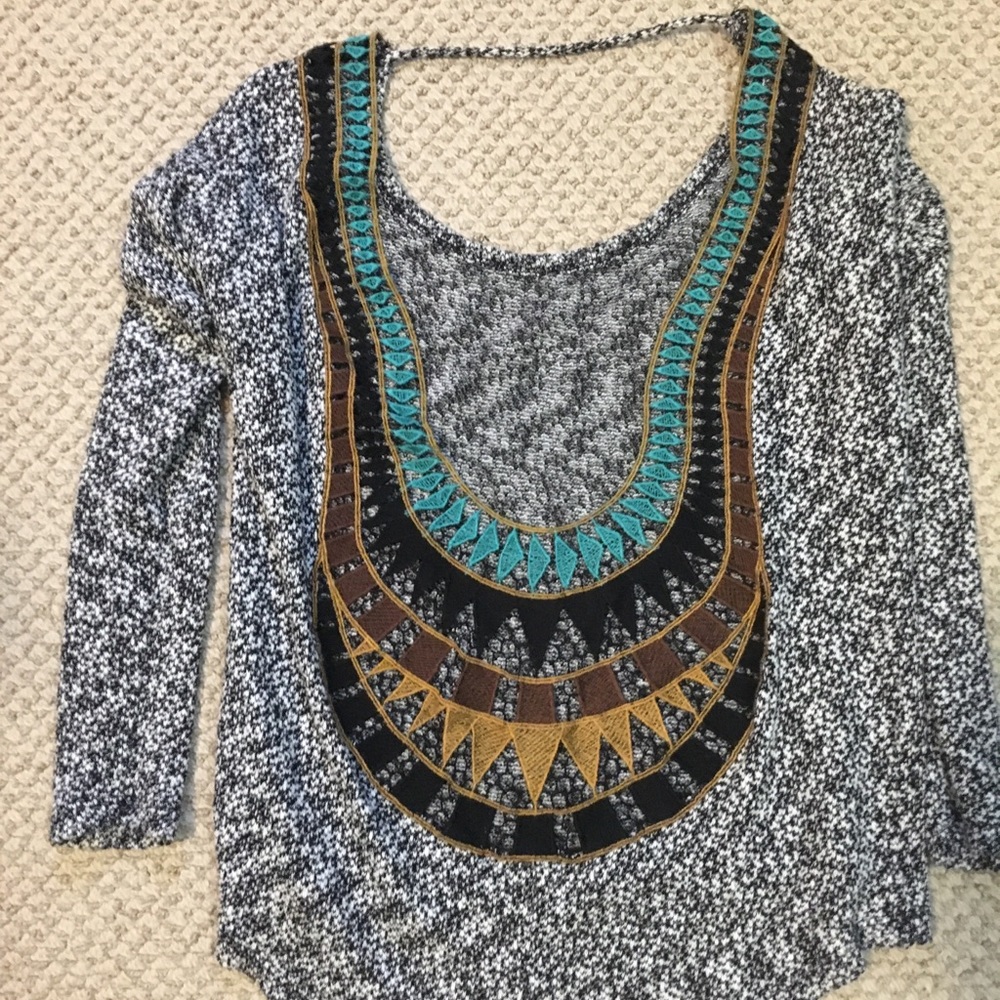 Akira Open back crochet top